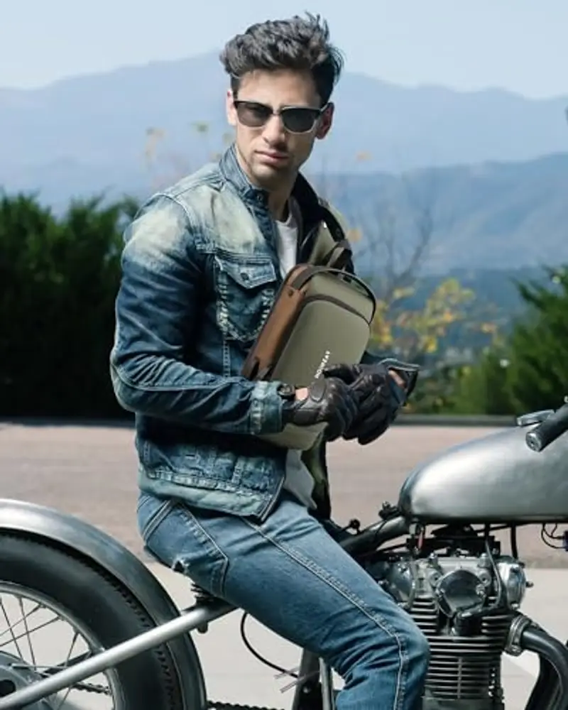 HAN-LBG Borsa a tracolla Verde 2420133 miniatura 2