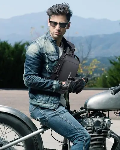 HAN-LBG Borsello Uomo Grigio 2508334 miniatura 2