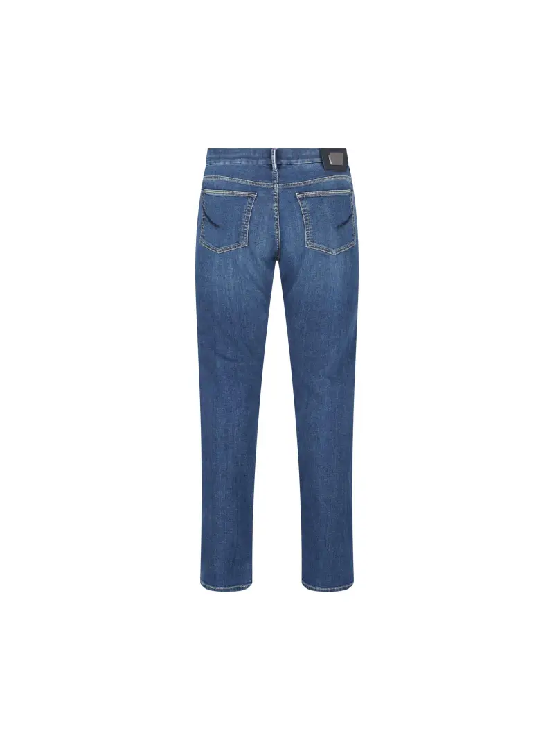 Jeans In Cotone BLU miniatura 2