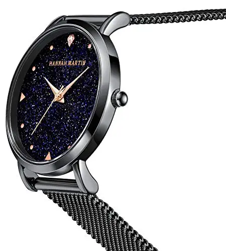 HANNAH MARTIN Orologio da Polso Donna Ultra Sottile Quarzo Acciaio Inossidabile miniatura 3