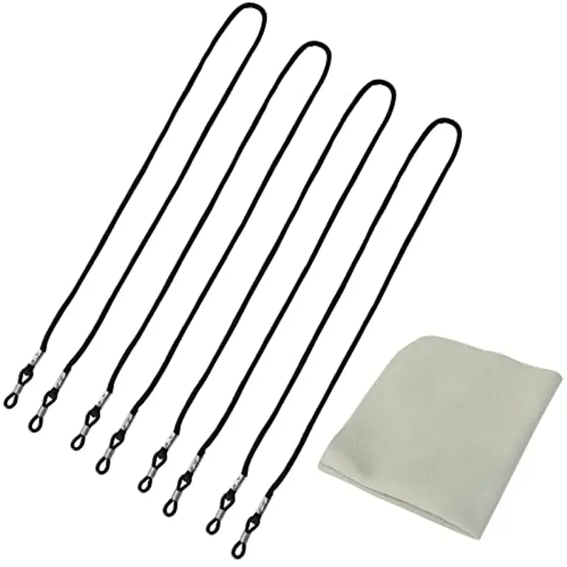 HANYOUSHENG Catena di Occhiali - Set 4 Pezzi, Cordino Universale Donna Uomo
