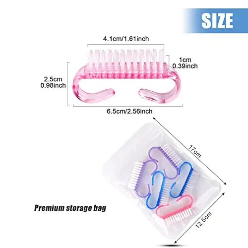 Hanyousheng Spazzola Per Unghie, 5 Pezzi Spazzola Per La Pulizia, Lavaggio Di Mani Spazzolino, Spazzola Per Il Lavaggio miniatura 2