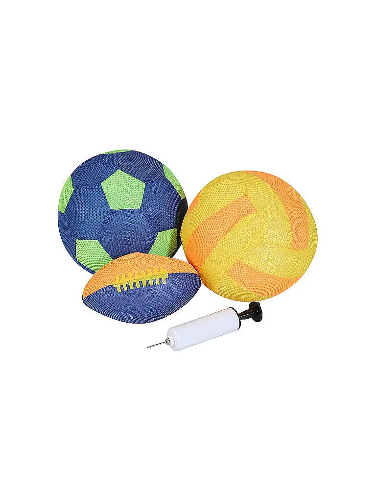 Set di 4 palloni a rete gonfiabili nessun colore