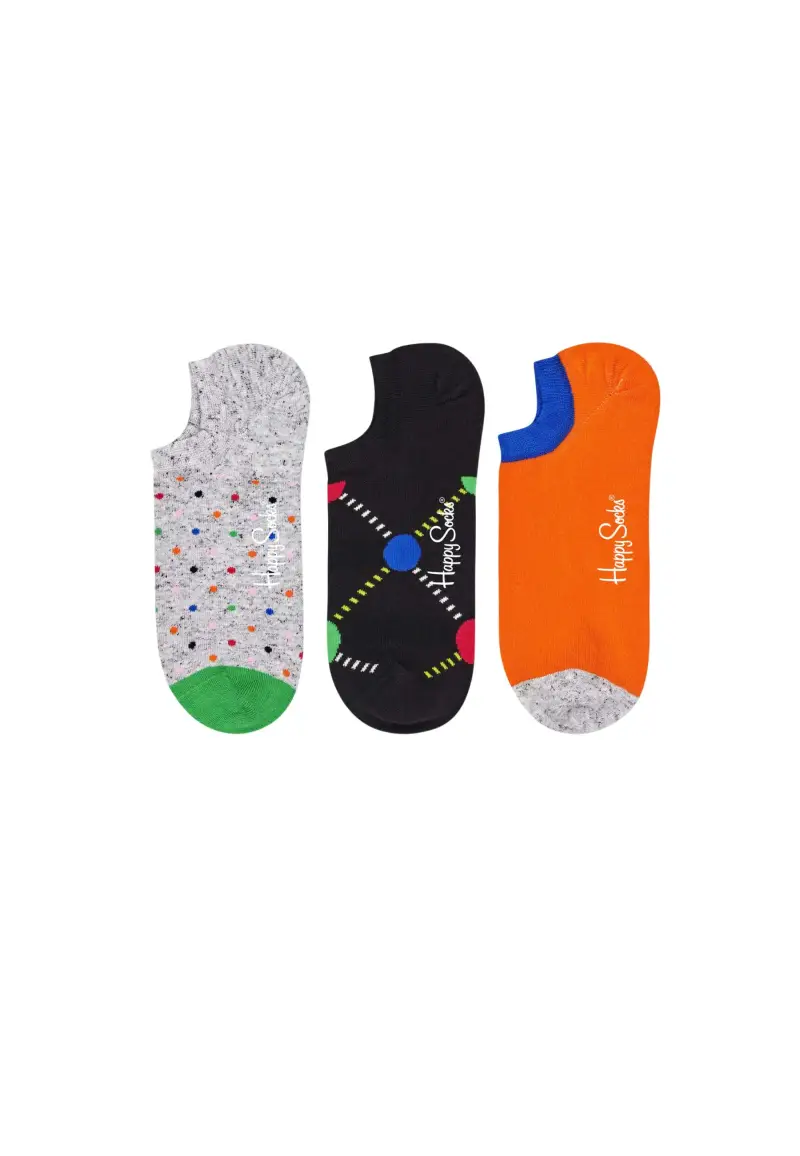 Confezione da 3 paia di calzini Mini Dot No Show - 36-40 / Multicolore