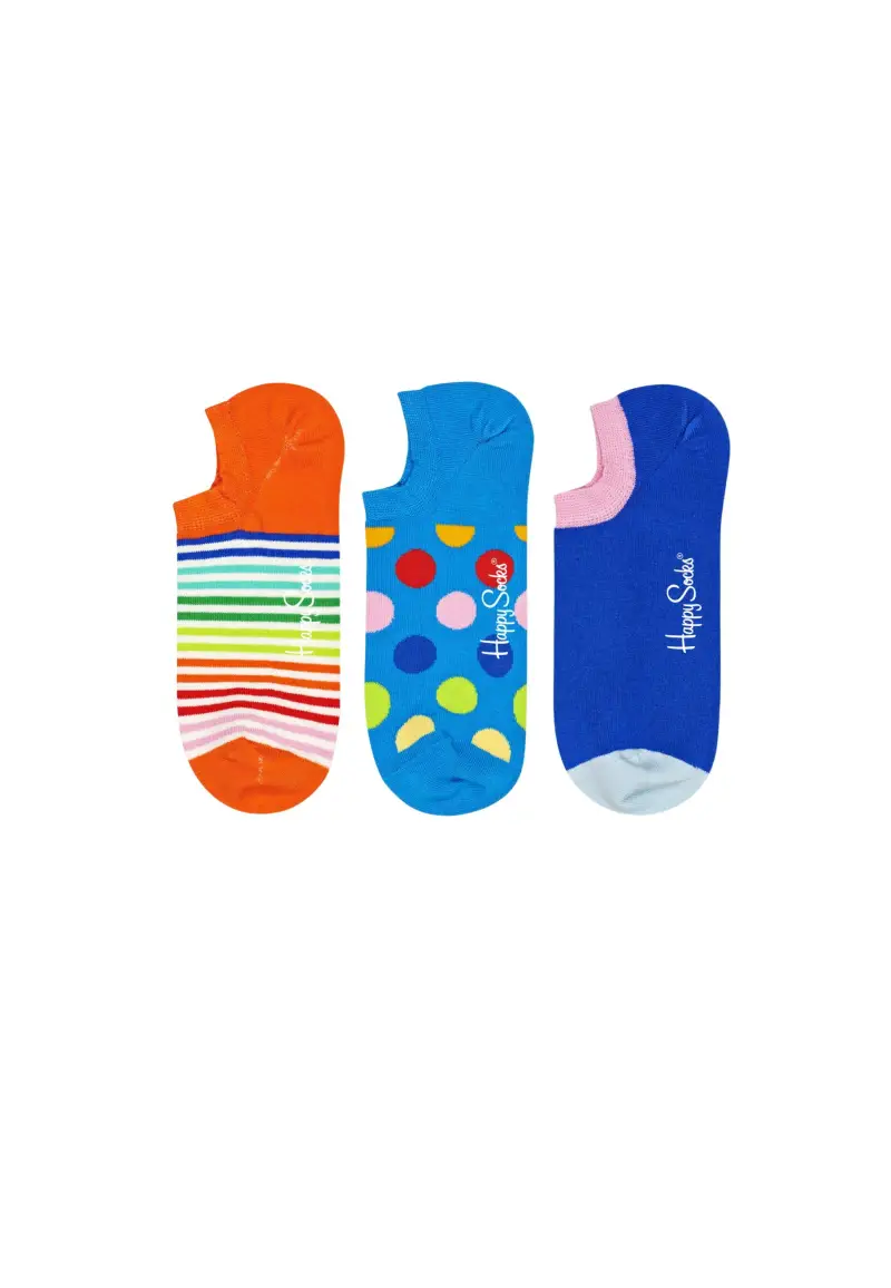 Confezione da 3 paia di calzini Mini Stripe No Show - 36-40 / Multicolore