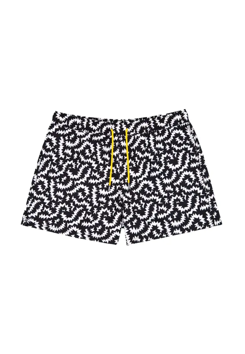 Costume da bagno Zig Zag - S / Nero