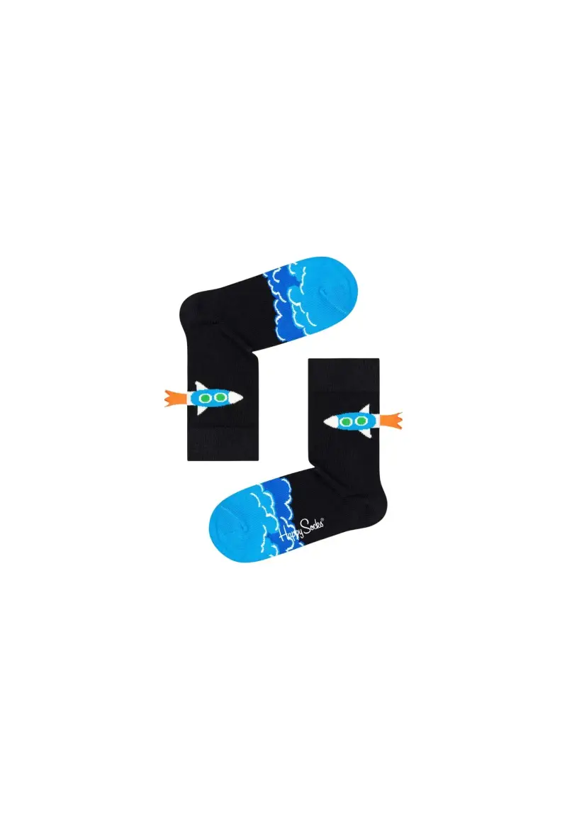 Kids Rocket Sock - 4-6A / Nero