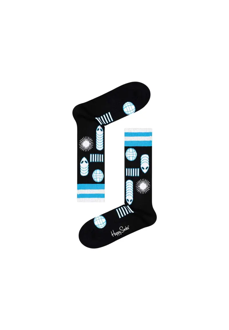 Space Creatures Crew Sock - 36-40 / Nero