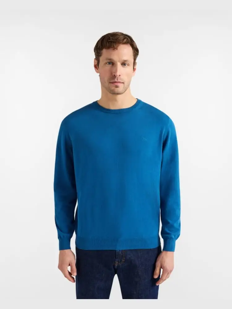 maglia petrolio uomo mini logo