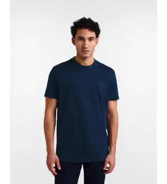 per uomo IRQ400021055 Maglietta con bassotto marino in 3D (L), Blu, Casual, Cotone, Manica corta