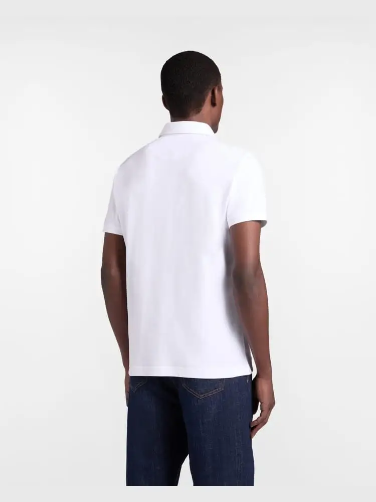 polo bianca uomo mini logo miniatura 2