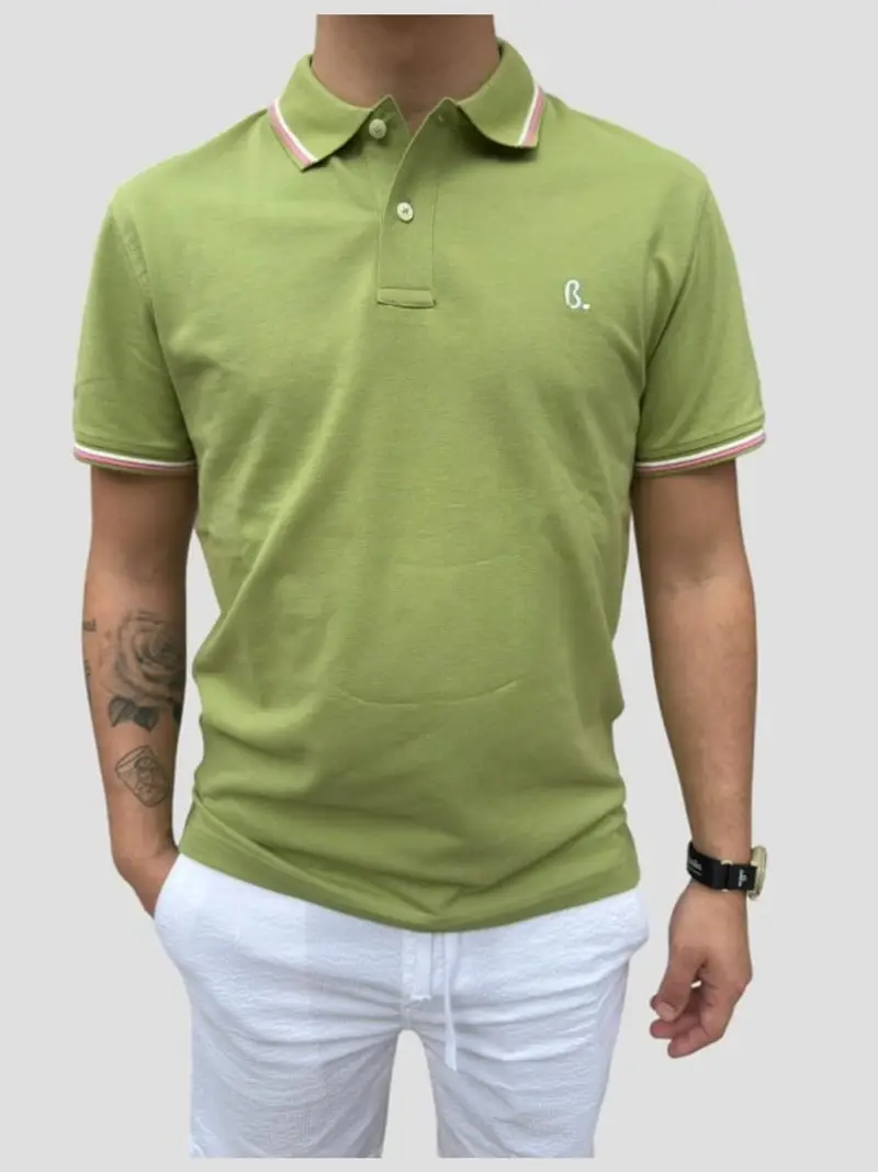 Harmont&blaine Polo Uomo Verde 2087050