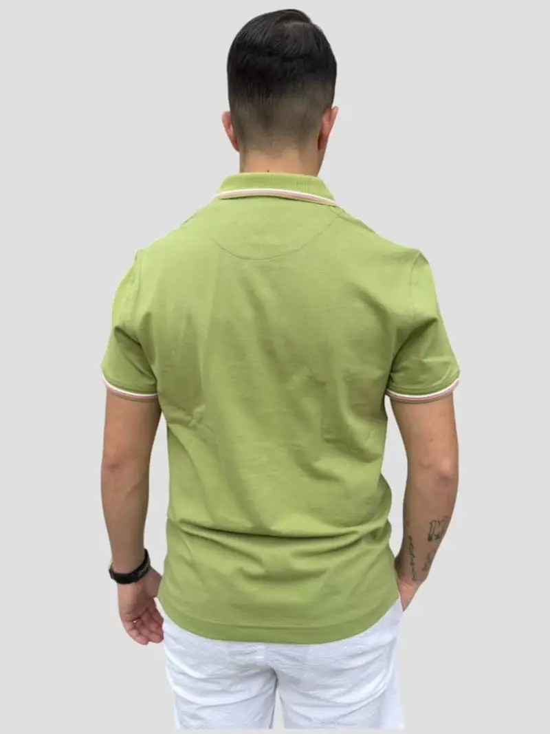 Harmont&blaine Polo Uomo Verde 2087050 miniatura 2