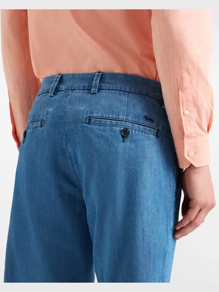 shorts in denim uomo mini logo miniatura 2