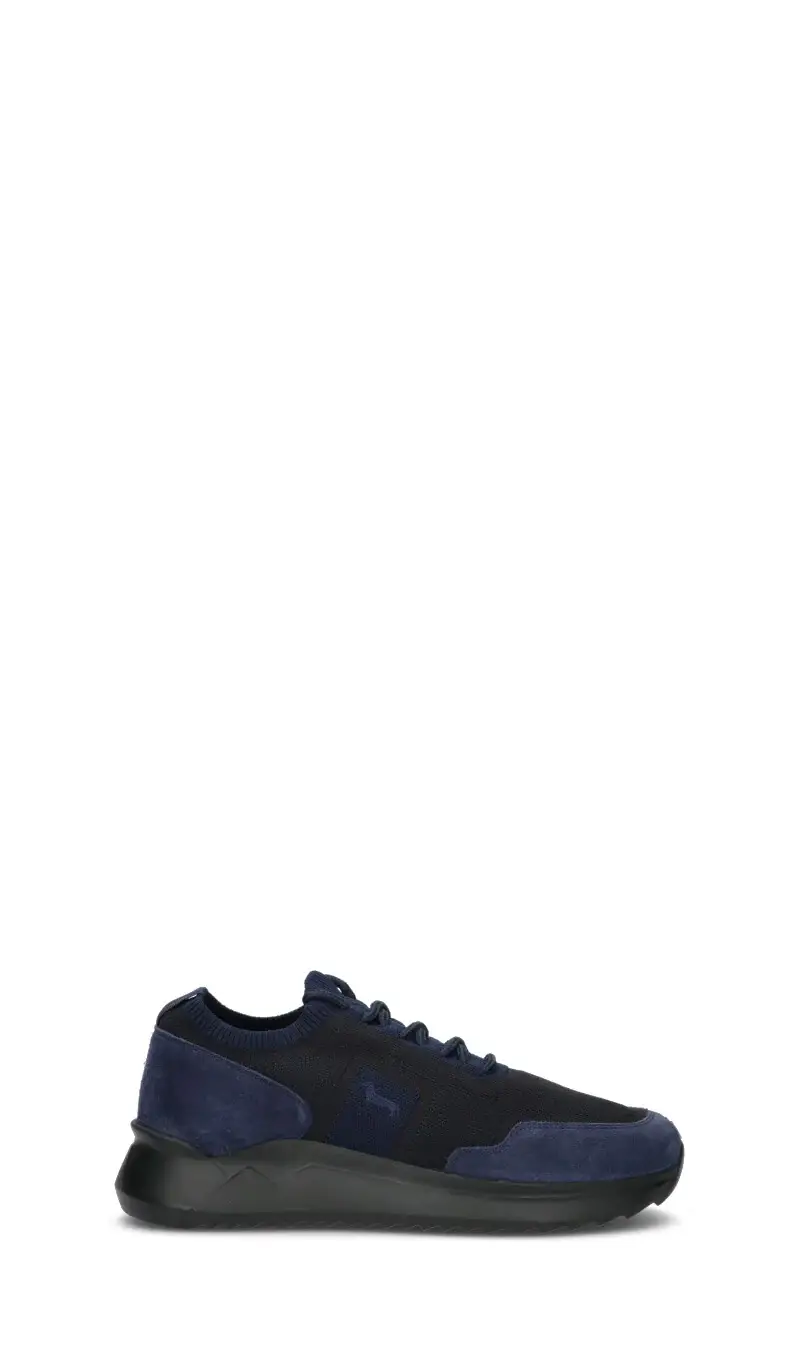 Sneaker uomo blu in suede Vario