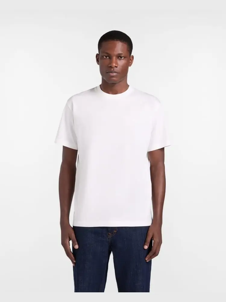 tshirt bianca uomo mini logo