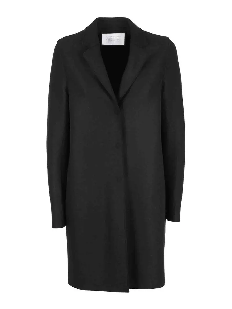 Cappotto in lana vergine Nero