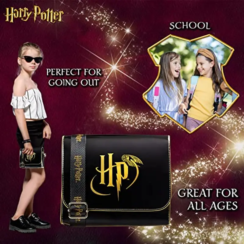 Harry Potter Borsa a tracolla Donna Nero 938362 miniatura 3