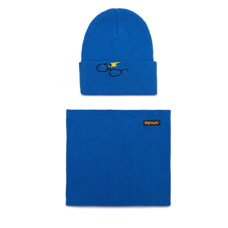 Completo cappello e scaldacollo Harry Potter ACCCS-AW24-243WBHP Blu scuro