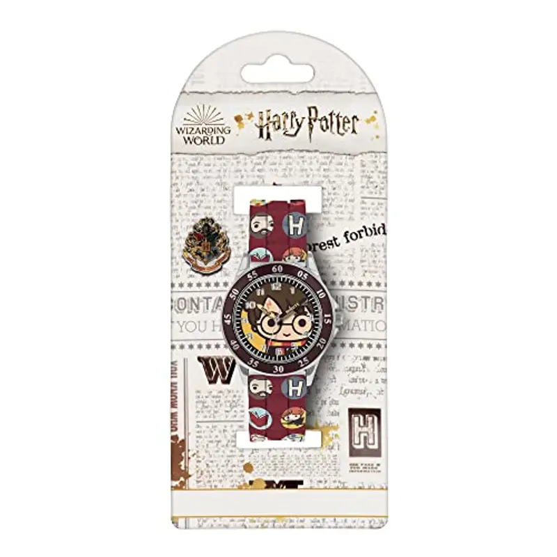 Harry Potter Orologio Analogico al Quarzo Unisex Ragazzi con Cinturino in Silicone HP9049 miniatura 3
