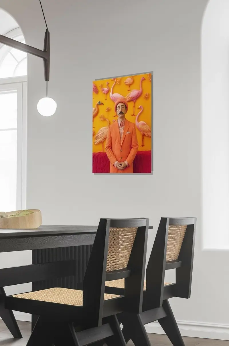 poster a.i. art Candy Chrome Multicolore miniatura 2