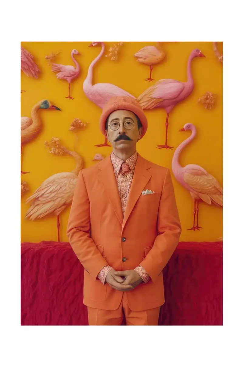 poster a.i. art Candy Chrome Multicolore