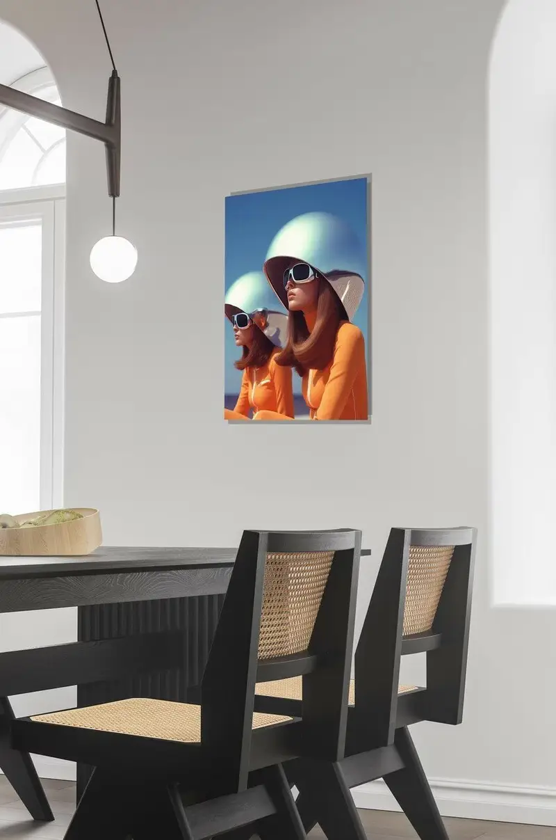 poster a.i. art Retro Future 05 Multicolore miniatura 2