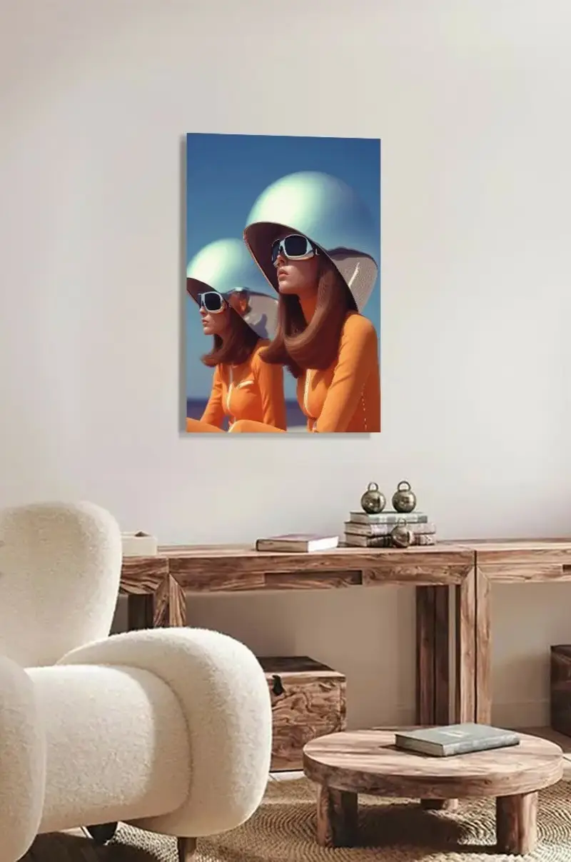 poster a.i. art Retro Future 05 Multicolore miniatura 3