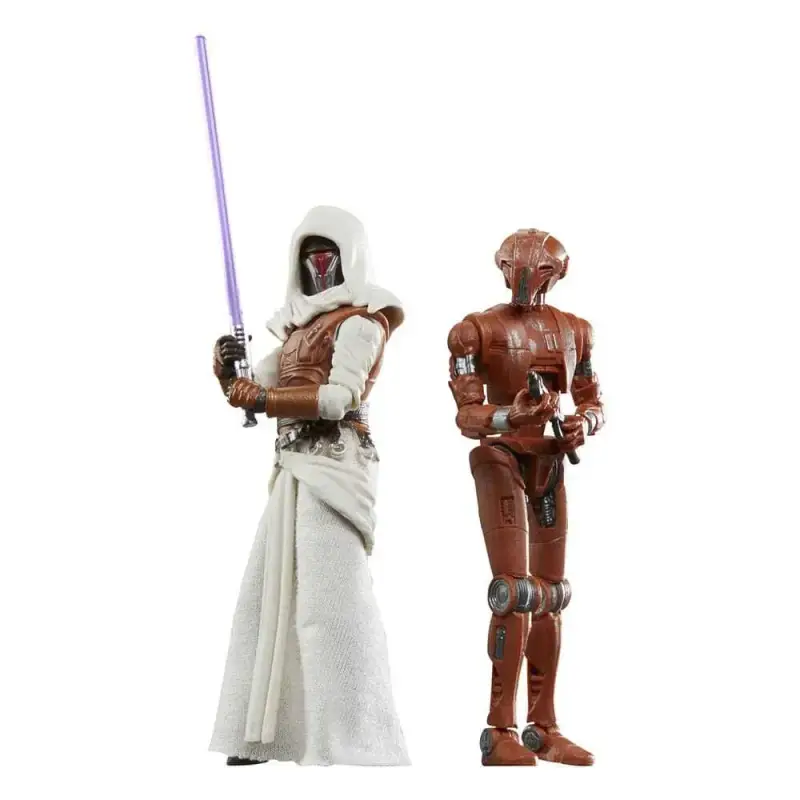 Statuetta da collezione Hasbro Star Wars Galaxy of Heroes Jedi Knight Revan & HK-47 (x2)