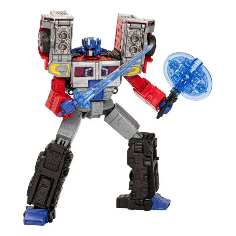 Statuetta da collezione Hasbro Transformers Generations Legacy United Leader Class G2 Universe Laser Optimus Prime