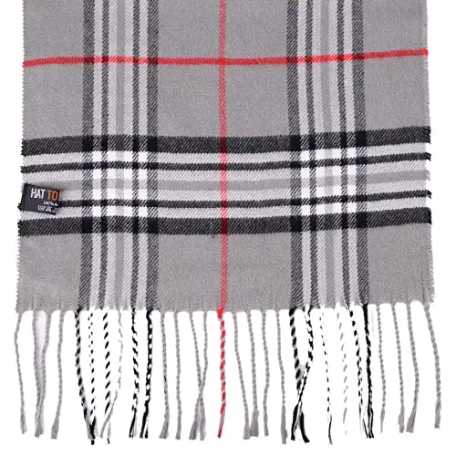 Hat To Socks Sciarpa Classica e Morbidissima a Quadri per Uomo e Donna Calda e alla Moda miniatura 3