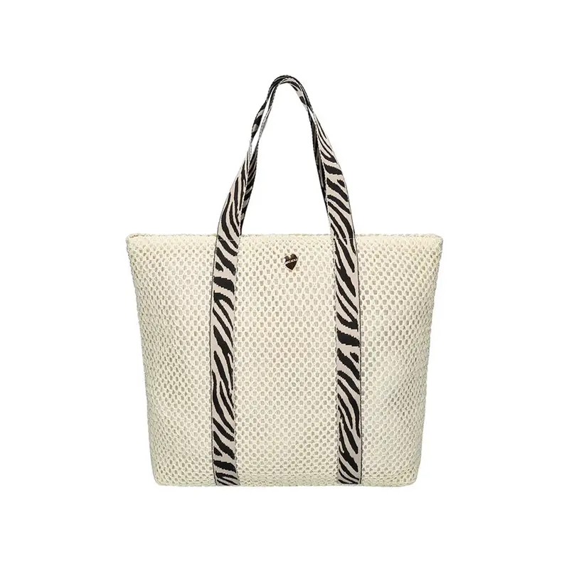 Borsa Mare Fantasia Safari Bianco Donna TU