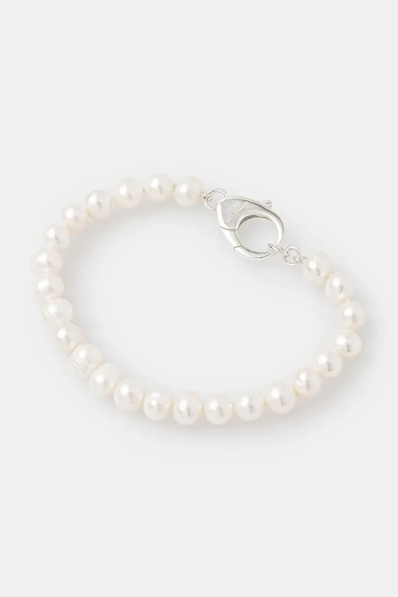 Answear Lab braccialetto Pearl Bracelet M donna HL.W4.502.01 Argento