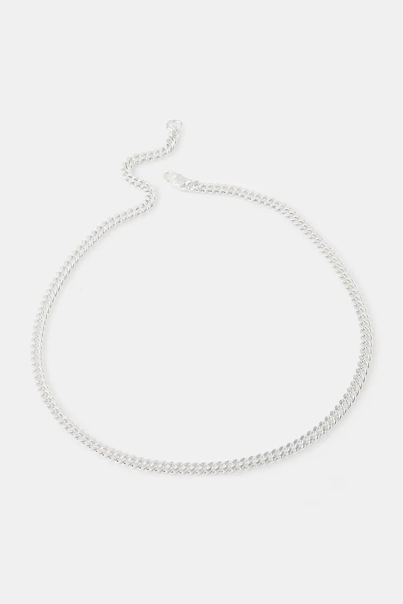 Answear Lab collana d'argento Classic Cuban Chain M HL.W4.384.SL