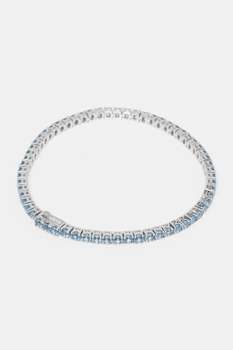 bracciale in argento Classic Tennis Bracelet S donna HL-W4-801-08 Blu