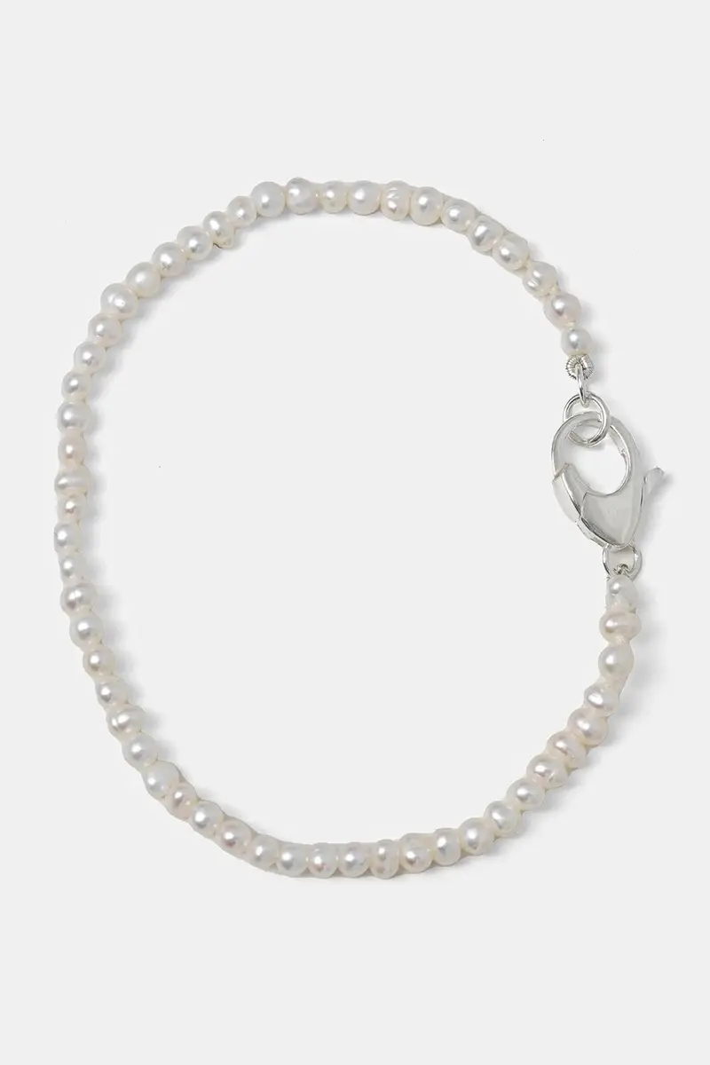 braccialetto Pearl Bracelet donna HL-W4-501-01 Bianco