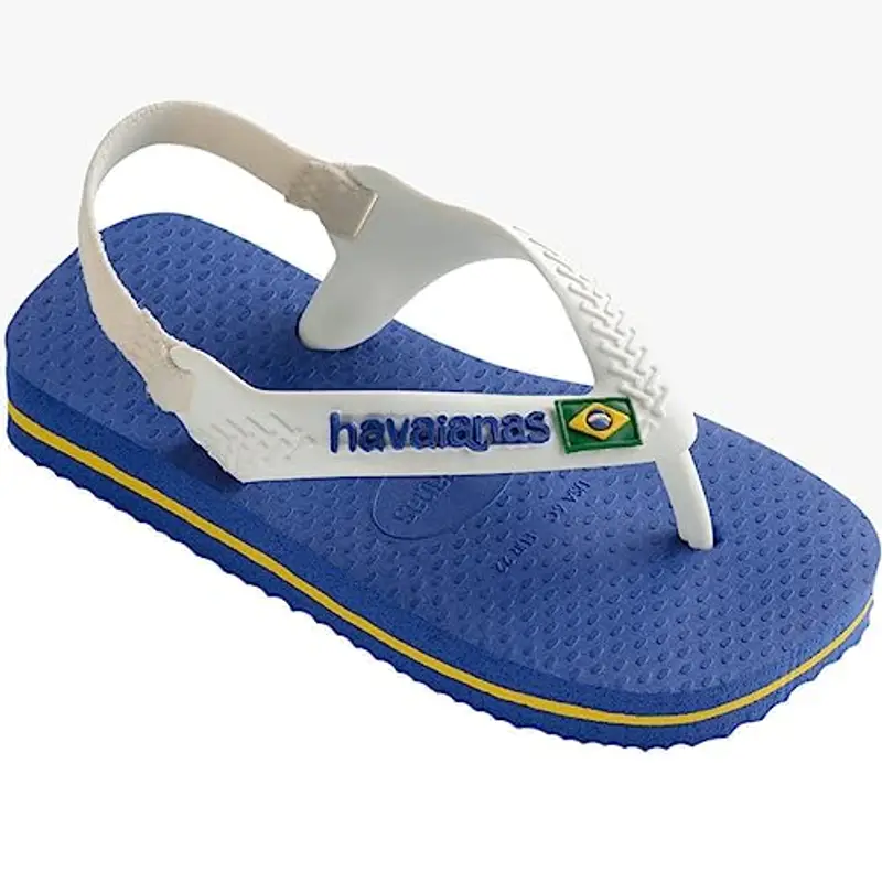 Havaianas Baby Brasil Logo Ii, Infradito Unisex - Bimbi 0-24, Marine Blue, 17/18 EU miniatura 2