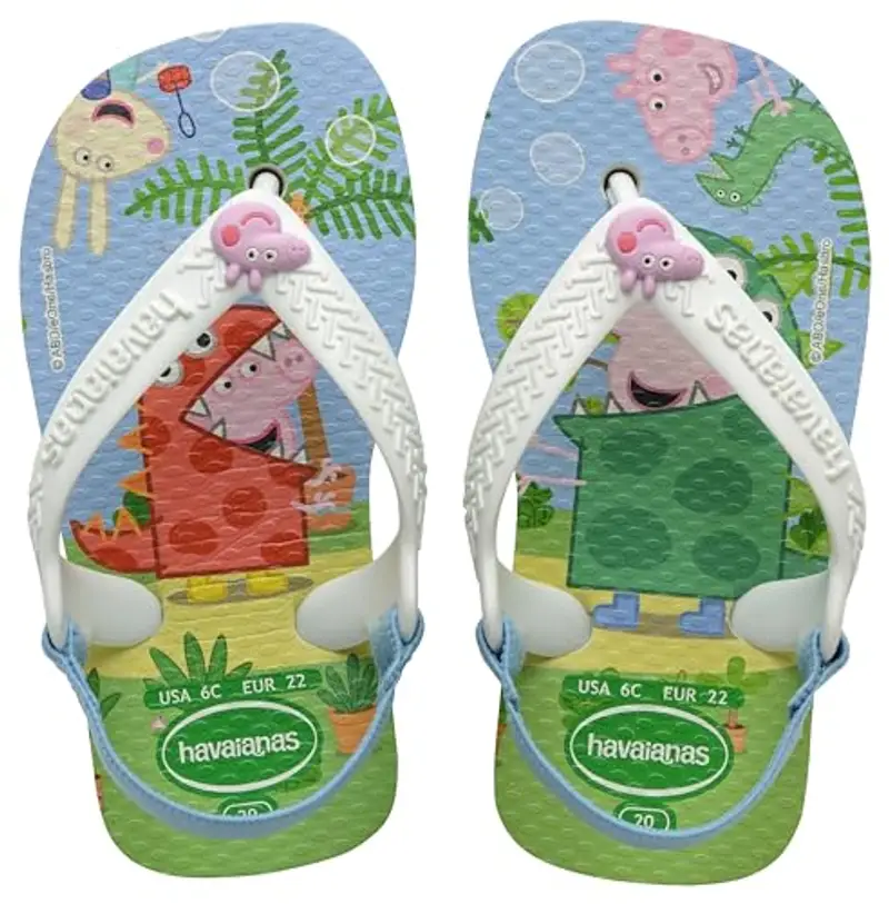 Havaianas Baby Peppa Pig, Sandali Unisex-Bimbi 0