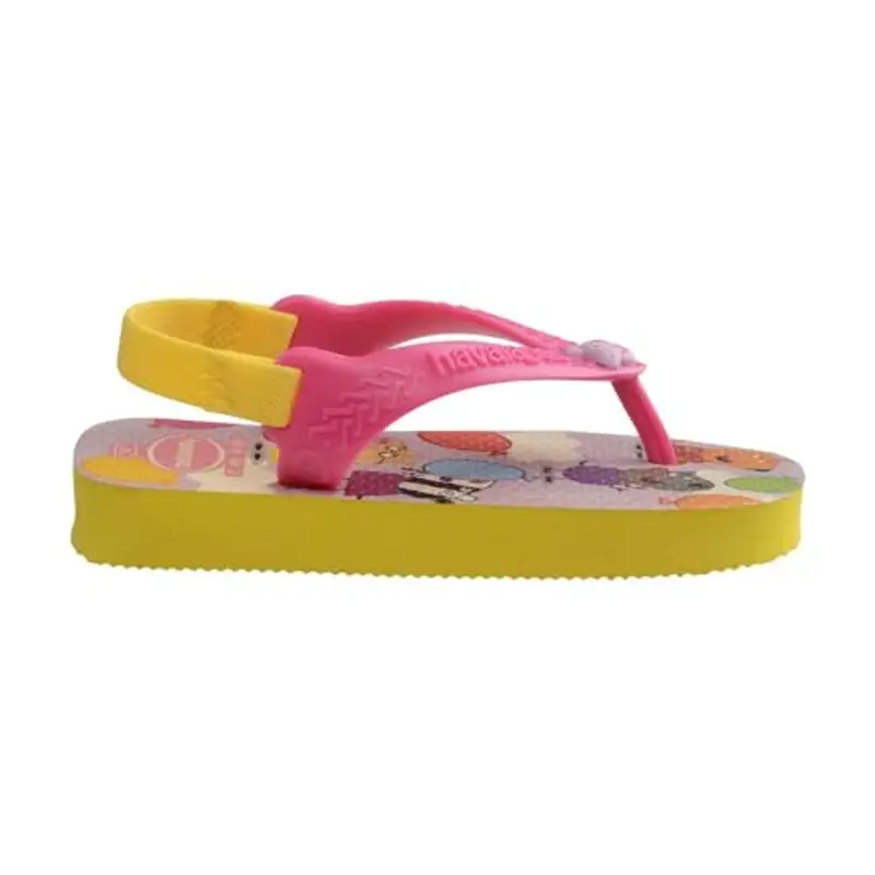Havaianas Baby Peppa Pig, Sandali Unisex Bimbi, Citrus Yellow, 20 EU
