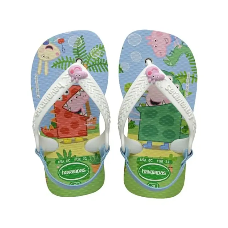 Havaianas Baby Peppa Pig, Sandali Unisex Bimbi, White, 17/18 EU miniatura 2