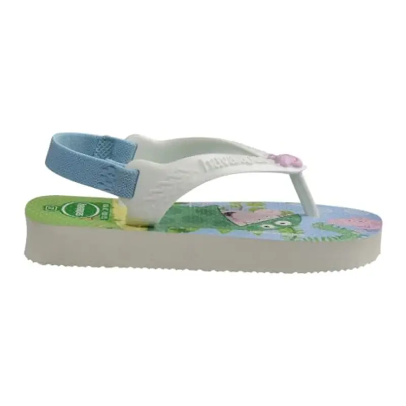 Havaianas Baby Peppa Pig, Sandali Unisex Bimbi, White, 20 EU