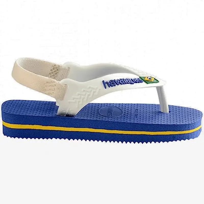Havaianas Brasil Logo II, Infradito Unisex - Bambini, Blu (Marine Blue), 23/24 EU miniatura 3