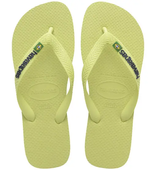 Brasil logo - infradito - donna Green
