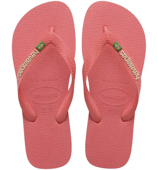 Brasil logo - infradito - donna Pink