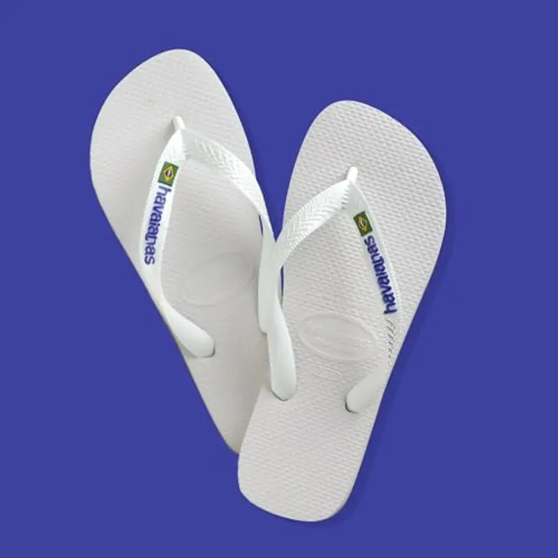 Havaianas - Brasil Logo, Infradito Iconiche, Comode E Resistenti, Strisce con la Bandiera Del Brasile E Suola miniatura 2