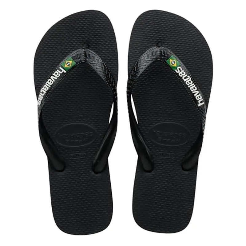Havaianas - Brasil Logo, Infradito Iconiche, Comode E Resistenti, Strisce con la Bandiera Del Brasile E Suola