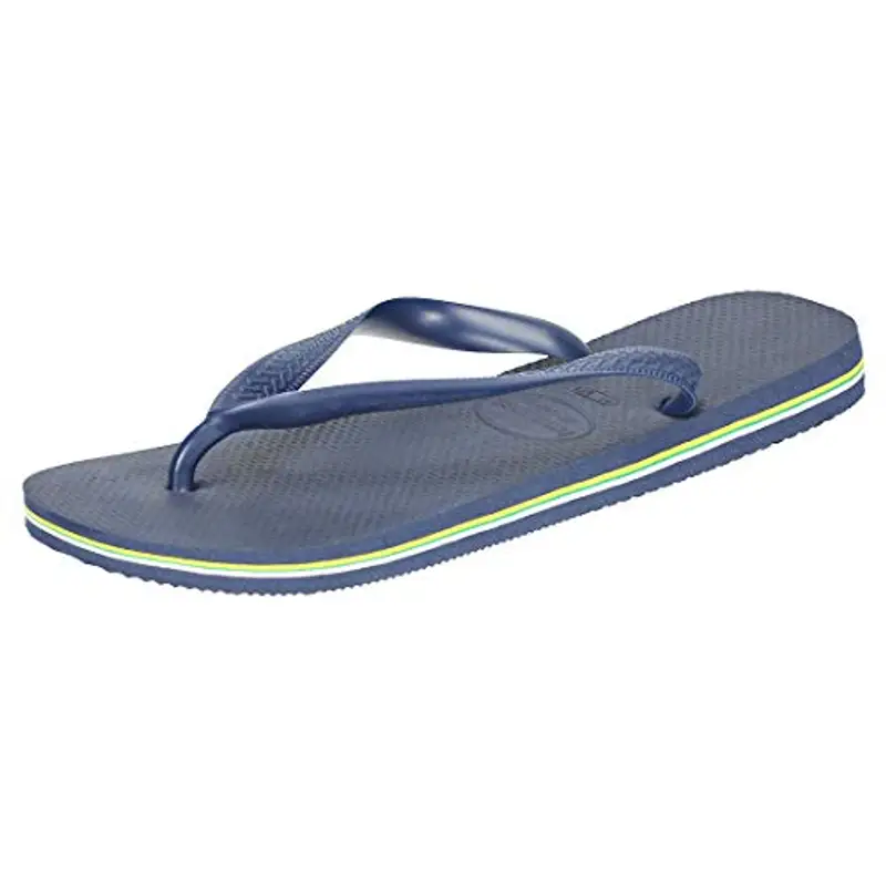 Havaianas - Brasil Logo, Infradito Iconiche, Comode E Resistenti, Strisce con la Bandiera Del Brasile E Suola Antiscivolo Con Strisce Colorate, Unisex Adulti