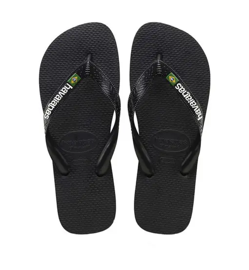 Brasil Logo - infradito - unisex Black