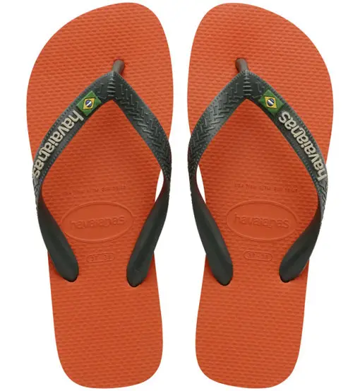 Brasil Logo - infradito - uomo Orange