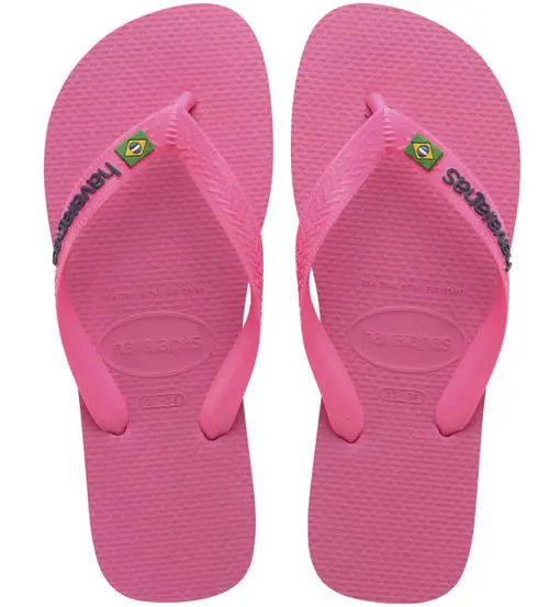 Brasil Logo Neon - infradito - donna Pink